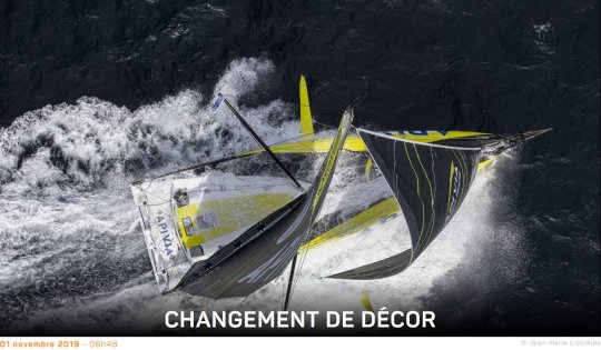 Transat Jacques VABRE 2019 : 1 NOVEMBRE 2019 6ème JOURNEE  @TransatJV_fr #TransatJV