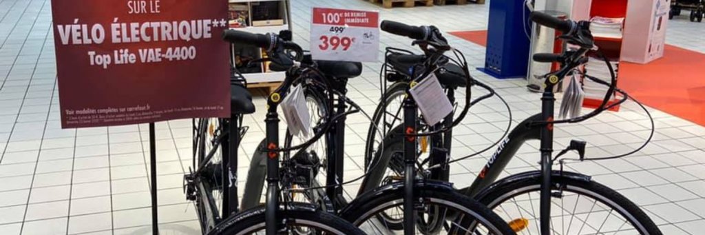 Vélo à assistance électrique vendu en hypermarché : le bon plan ou une fausse économie ?