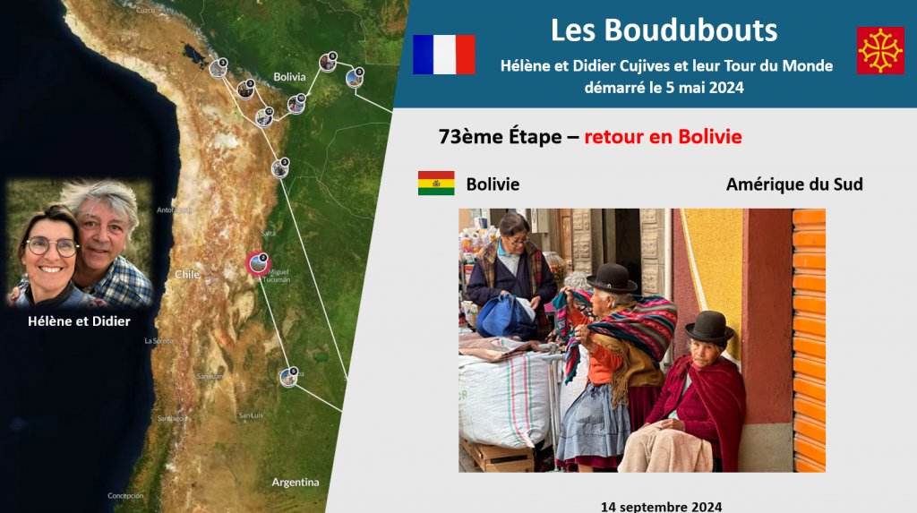 73ème Étape des Boudubouts en BOLIVIE - retour en Bolivie