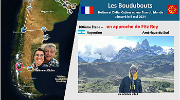 100ème Étape des Boudubouts en ARGENTINE - Approche  de Fitz Roy