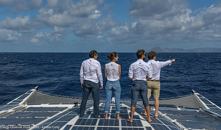 Energy Observer arrive en Martinique et accomplit sa première transatlantique en complète autonomie @energ..