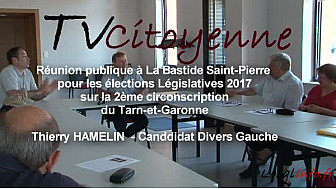 Elections Législatives 2017 en Tarn-et-Garonne: Thierry HAMELIN candidat divers gauche sur la 2ème circonscription reçoit un soutien de poids de Jérôme Beq maire LR