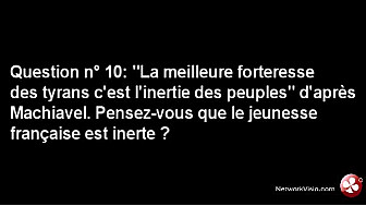 Présidentielle 2012 : la JCEF reçoit Martine Billard, front de gauche question n°10