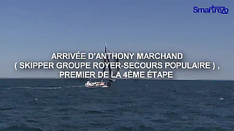 FLASH // Anthony Marchand, vainqueur de la quatrième étape de la Solitaire URGO Le Figaro @LaSolitaire2018 @Smartrezo @Tvlocale