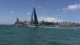 Solidaires en Peloton ARSEP, deuxième de la Transat Jacques Vabre Normandie Le Havre en Multi50