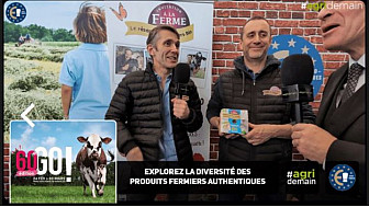 TV Locale NTV-Paris - chez Agridemain au SIA 2024 Jean-Michel et Christophe vous parlent diversité des Produits Laitiers Fermiers.