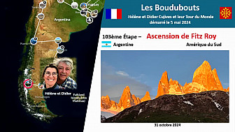 Acteurs-Locaux 'Les Boudubouts' 103ème étape en Argentine - ascension du mythique Fitz Roy