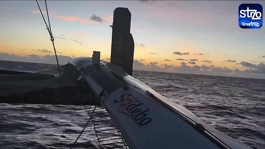 TV Locale France - Thomas Coville avec l'Ultim SODEBO remonte le Brésil en 2ème position de l'Arkea-Ultim-Challenge 2024