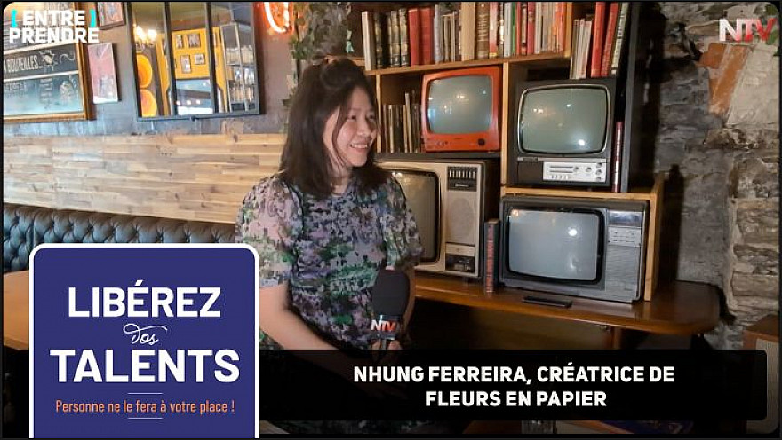 TV Locale Nantes - 'Libérez vos Talents' avec Nhung Ferreira, Créatrice de fleurs en papier